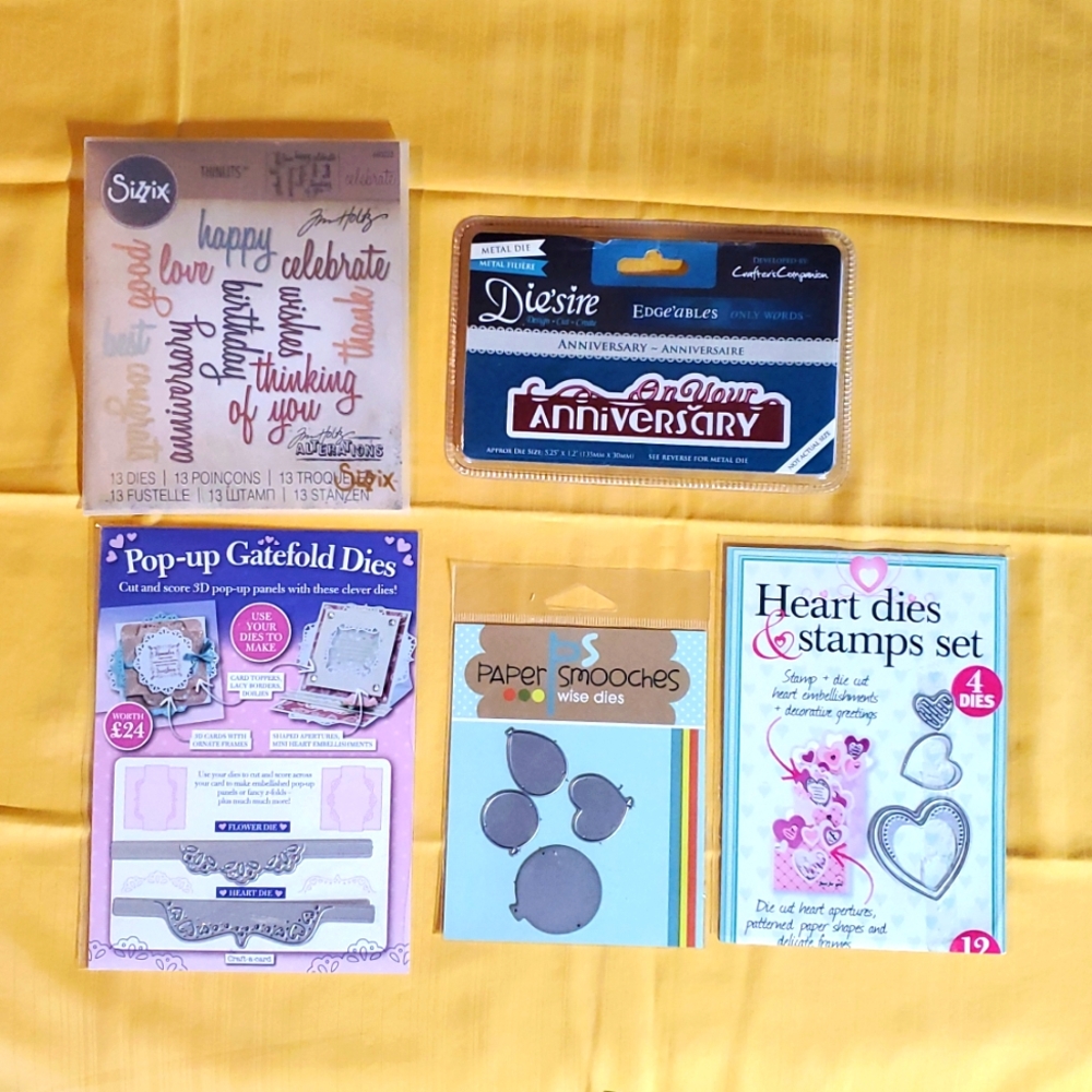 Large Lot Metal Die Sets. Lot #27